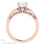 Oval Shaped Forever One Moissanite Engagement Ring #GTJ1135-oval-fo-r 2 Oval Shaped Forever One Moissanite Engagement Ring #GTJ1135-oval-fo-r