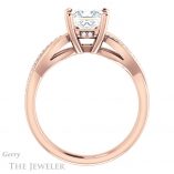 Princess Cut Forever One Moissanite Engagement Ring #GTJ1135-square-fo-r