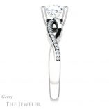 Princess Cut Forever One Moissanite Engagement Ring #GTJ1135-square-fo-w 3 Princess Cut Forever One Moissanite Engagement Ring #GTJ1135-square-fo-w