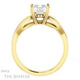 Princess Cut Forever One Moissanite Engagement Ring #GTJ1135-square-fo-y 2 Princess Cut Forever One Moissanite Engagement Ring #GTJ1135-square-fo-y