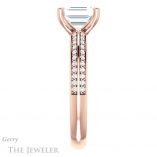 Emerald Cut Forever Brilliant Moissanite Engagement Ring #GTJ1136-emerald-fb-r