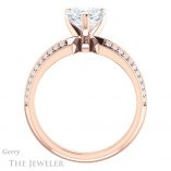 Heart Shaped Forever One Moissanite Engagement Ring #GTJ1136-heart-fb-r 2 Heart Shaped Forever Brilliant Moissanite Engagement Ring #GTJ1136-heart-fb-r