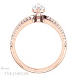 Marquise Cut Forever One Moissanite Engagement Ring #GTJ1136-marquise-fb-r 2 Marquise Cut Forever Brilliant Moissanite Engagement Ring #GTJ1136-marquise-fb-r