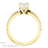 Oval Shaped Forever One Moissanite Engagement Ring #GTJ1136-oval-fo-y 2 Oval Shaped Forever One Moissanite Engagement Ring #GTJ1136-oval-fo-y