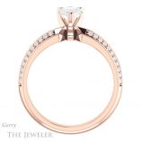 Pear Shaped Forever Brilliant Moissanite Engagement Ring #GTJ1136-pear-fb-r