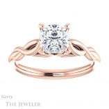 Cushion Cut Forever One Moissanite Engagement Ring #GTJ1137-cushion-fo-r 1 Cushion Cut Forever One Moissanite Engagement Ring #GTJ1137-cushion-fo-r