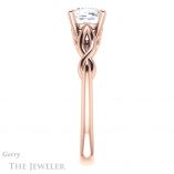 Cushion Cut Forever One Moissanite Engagement Ring #GTJ1137-cushion-fo-r 3 Cushion Cut Forever One Moissanite Engagement Ring #GTJ1137-cushion-fo-r