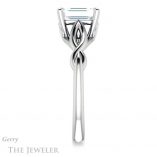 Emerald Cut Forever Brilliant Moissanite Engagement Ring #GTJ1137-emerald-fb-w