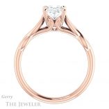 Oval Shaped Forever One Moissanite Engagement Ring #GTJ1137-oval-fo-r 2 Oval Shaped Forever One Moissanite Engagement Ring #GTJ1137-oval-fo-r