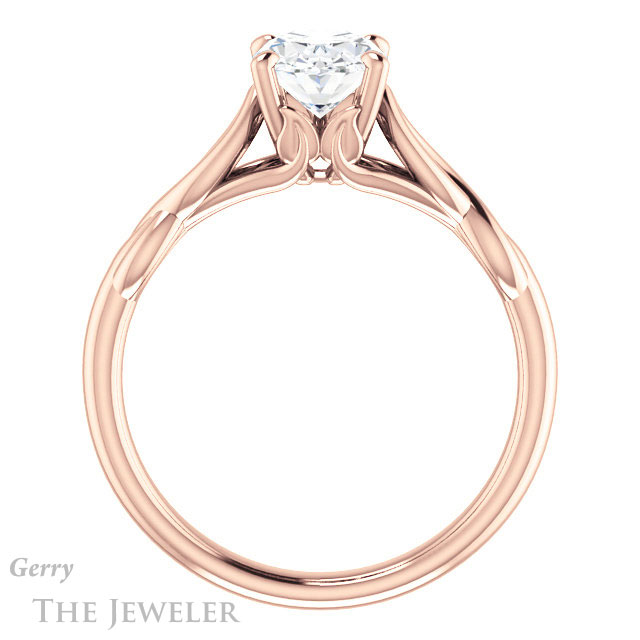 Oval Shaped Forever One Moissanite Engagement Ring #GTJ1137-oval-fo-r 2 Oval Shaped Forever One Moissanite Engagement Ring #GTJ1137-oval-fo-r