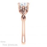 Oval Shaped Forever One Moissanite Engagement Ring #GTJ1137-oval-fo-r 3 Oval Shaped Forever One Moissanite Engagement Ring #GTJ1137-oval-fo-r