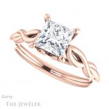 Princess Cut Forever One Moissanite Engagement Ring #GTJ1137-square-fo-r 5 Princess Cut Forever One Moissanite Engagement Ring #GTJ1137-square-fo-r