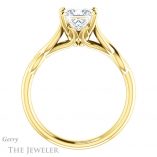 Princess Cut Forever One Moissanite Engagement Ring #GTJ1137-square-fo-y 2 Princess Cut Forever One Moissanite Engagement Ring #GTJ1137-square-fo-y