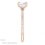 Cushion Cut Forever One Moissanite Engagement Ring #GTJ1138-cushion-fo-r 3 Cushion Cut Forever One Moissanite Engagement Ring #GTJ1138-cushion-fo-r