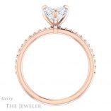 Heart Shaped Forever One Moissanite Engagement Ring #GTJ1138-heart-fb-r 2 Heart Shaped Forever Brilliant Moissanite Engagement Ring #GTJ1138-heart-fb-r