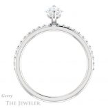 Marquise Cut Forever Brilliant Moissanite Engagement Ring #GTJ1138-marquise-fb-w
