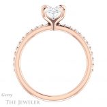 Oval Shaped Forever One Moissanite Engagement Ring #GTJ1138-oval-fo-r 2 Oval Shaped Forever One Moissanite Engagement Ring #GTJ1138-oval-fo-r