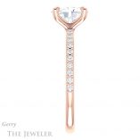 Oval Shaped Forever One Moissanite Engagement Ring #GTJ1138-oval-fo-r 3 Oval Shaped Forever One Moissanite Engagement Ring #GTJ1138-oval-fo-r