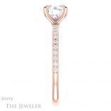 Round Cut Forever One Moissanite Engagement Ring #GTJ1138-round-fo-r 3 Round Cut Forever One Moissanite Engagement Ring #GTJ1138-round-fo-r