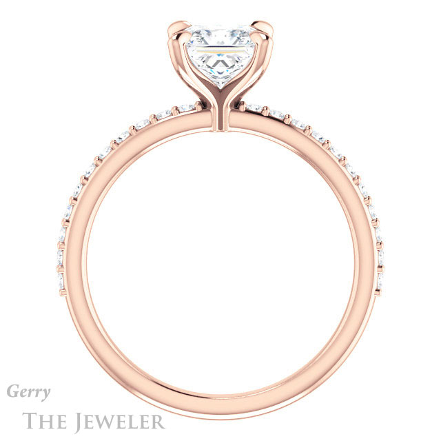 Princess Cut Forever One Moissanite Engagement Ring #GTJ1138-square-fo-r 2 Princess Cut Forever One Moissanite Engagement Ring #GTJ1138-square-fo-r