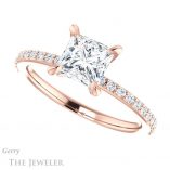 Princess Cut Forever One Moissanite Engagement Ring #GTJ1138-square-fo-r 5 Princess Cut Forever One Moissanite Engagement Ring #GTJ1138-square-fo-r