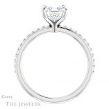 Princess Cut Forever One Moissanite Engagement Ring #GTJ1138-square-fo-w 2 Princess Cut Forever One Moissanite Engagement Ring #GTJ1138-square-fo-w