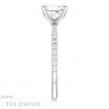 Princess Cut Forever One Moissanite Engagement Ring #GTJ1138-square-fo-w 3 Princess Cut Forever One Moissanite Engagement Ring #GTJ1138-square-fo-w