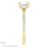 Princess Cut Forever One Moissanite Engagement Ring #GTJ1138-square-fo-y 3 Princess Cut Forever One Moissanite Engagement Ring #GTJ1138-square-fo-y