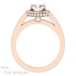 Cushion Cut Forever One Moissanite Engagement Ring #GTJ1140-cushion-fo-r 2 Cushion Cut Forever One Moissanite Engagement Ring #GTJ1140-cushion-fo-r