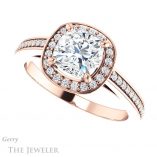 Cushion Cut Forever One Moissanite Engagement Ring #GTJ1140-cushion-fo-r 5 Cushion Cut Forever One Moissanite Engagement Ring #GTJ1140-cushion-fo-r