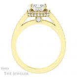 Princess Cut Forever One Moissanite Engagement Ring #GTJ1140-square-fo-y 2 Princess Cut Forever One Moissanite Engagement Ring #GTJ1140-square-fo-y