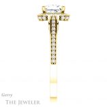 Princess Cut Forever One Moissanite Engagement Ring #GTJ1140-square-fo-y 3 Princess Cut Forever One Moissanite Engagement Ring #GTJ1140-square-fo-y