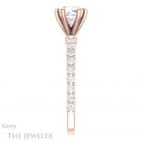 Cushion Cut Forever One Moissanite Engagement Ring #GTJ1141-cushion-fo-r