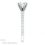 Cushion Cut Forever One Moissanite Engagement Ring #GTJ1141-cushion-fo-w