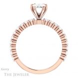 Emerald Cut Forever Brilliant Moissanite Engagement Ring #GTJ1141-emerald-fb-r