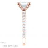 Emerald Cut Forever Brilliant Moissanite Engagement Ring #GTJ1141-emerald-fb-r