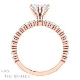 Heart Shaped Forever Brilliant Moissanite Engagement Ring #GTJ1141-heart-fb-r