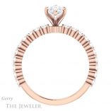 Marquise Cut Forever One Moissanite Engagement Ring #GTJ1141-marquise-fb-r 2 Marquise Cut Forever Brilliant Moissanite Engagement Ring #GTJ1141-marquise-fb-r