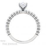Marquise Cut Forever Brilliant Moissanite Engagement Ring #GTJ1141-marquise-fb-w