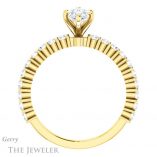 Marquise Cut Forever Brilliant Moissanite Engagement Ring #GTJ1141-marquise-fb-y