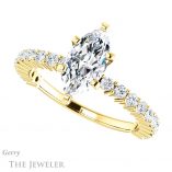 Marquise Cut Forever Brilliant Moissanite Engagement Ring #GTJ1141-marquise-fb-y