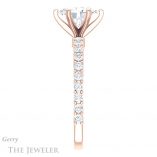 Oval Shaped Forever One Moissanite Engagement Ring #GTJ1141-oval-fo-r 3 Oval Shaped Forever One Moissanite Engagement Ring #GTJ1141-oval-fo-r