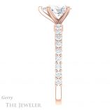 Pear Shaped Forever Brilliant Moissanite Engagement Ring #GTJ1141-pear-fb-r