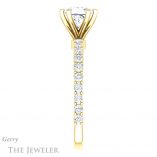 Princess Cut Forever One Moissanite Engagement Ring #GTJ1141-square-fo-y