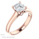 Cushion Cut Forever One Moissanite Engagement Ring #GTJ1142-cushion-fo-r 4 Cushion Cut Forever One Moissanite Engagement Ring #GTJ1142-cushion-fo-r