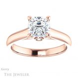 Cushion Cut Forever One Moissanite Engagement Ring #GTJ1142-cushion-fo-r 1 Cushion Cut Forever One Moissanite Engagement Ring #GTJ1142-cushion-fo-r