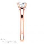 Cushion Cut Forever One Moissanite Engagement Ring #GTJ1142-cushion-fo-r 3 Cushion Cut Forever One Moissanite Engagement Ring #GTJ1142-cushion-fo-r