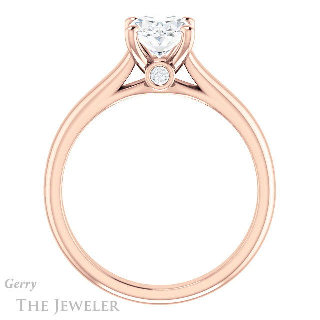 Oval Shaped Forever One Moissanite Engagement Ring #GTJ1142-oval-fo-r 2 Oval Shaped Forever One Moissanite Engagement Ring #GTJ1142-oval-fo-r