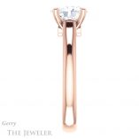 Oval Shaped Forever One Moissanite Engagement Ring #GTJ1142-oval-fo-r 3 Oval Shaped Forever One Moissanite Engagement Ring #GTJ1142-oval-fo-r