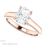 Oval Shaped Forever One Moissanite Engagement Ring #GTJ1142-oval-fo-r 5 Oval Shaped Forever One Moissanite Engagement Ring #GTJ1142-oval-fo-r
